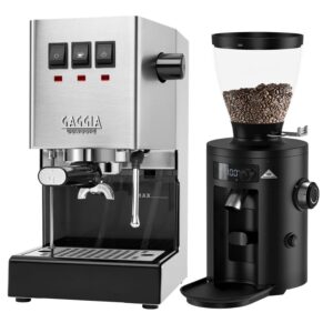 Combo Gaggia Classic E24 và Mahlkonig X54 đen